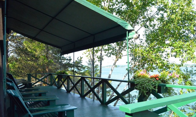 Grenell House | Grindstone Island Waterfront Lodge, Cabin&Boathouse on 650 Acre Private Preserve