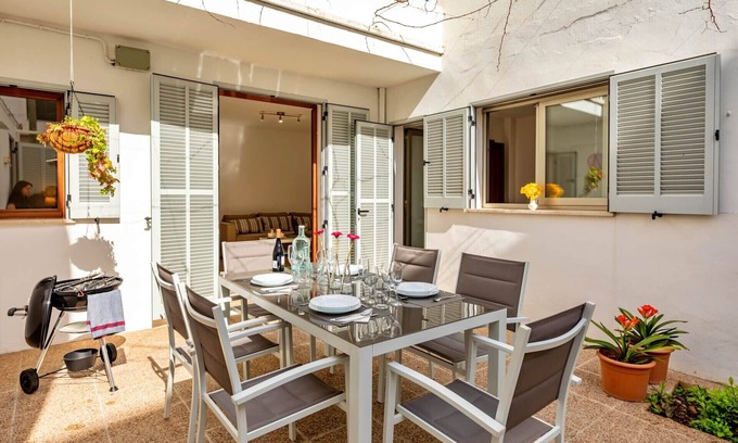 Puerto de Pollensa House | Ground floor apartment near the sea for 5 guests with patio and private bbq