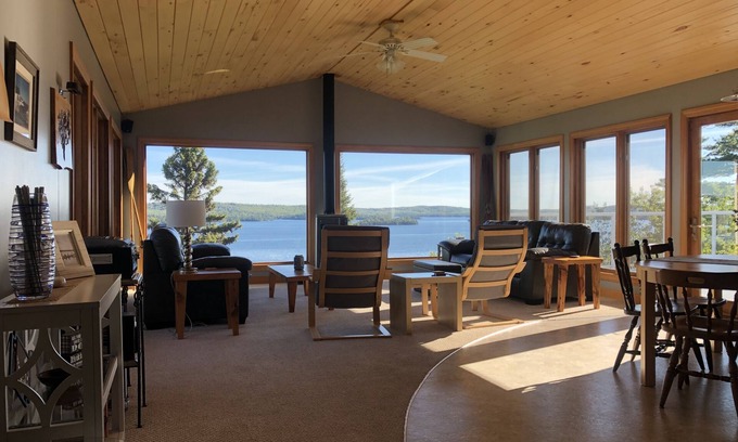 Grand Marais Cabin | Gunflint Trail Mountain Top Cabin Remote Private Off-Grid
