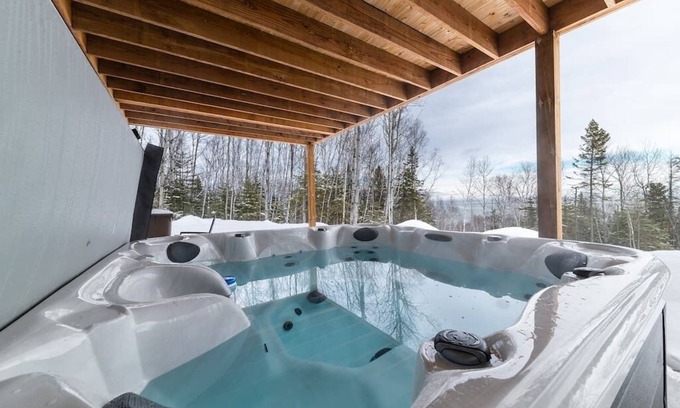 Saint Irenee Ski Chalet | Hôtel à la maison - Le Quintessence, spa et vue