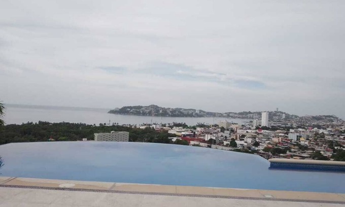 Hornos Insurgentes House | Habitación A/A, Jacuzzi, Balcón con vista al Mar, Alberca con Jacuzzi