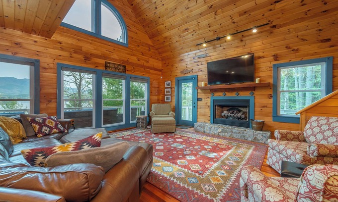 Marion House | Harborside Haven | Lakefront, Private Dock, Game Room & Mountain Views!