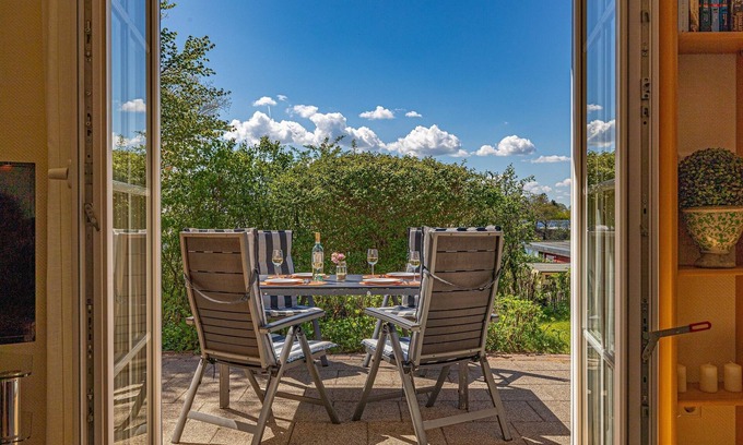 Kosel House | Haus Sonnenschein - Dachterrasse, Schleiblick, Terrasse Garten, Kamin, Dusche
