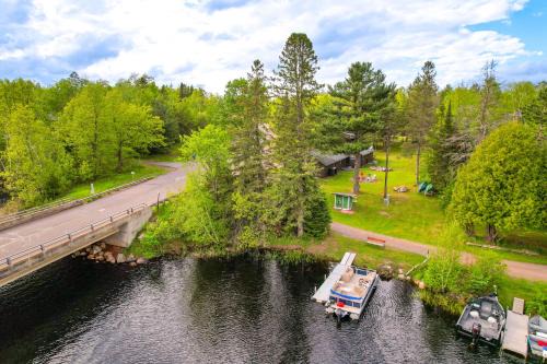 New Post House | Hayward Retreat on the Chippewa Flowage with Dock!