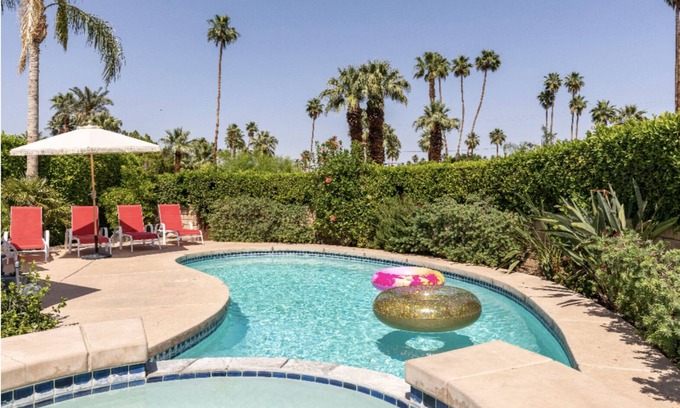 Warm Sands House | Heart of Palm Springs! Swim, Relax, Cook, Sleep, Repeat! - CityID #5072