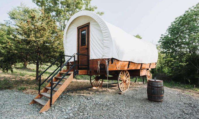 Penn Yan House | Heated & AC Full Bathroom Covered Wagon