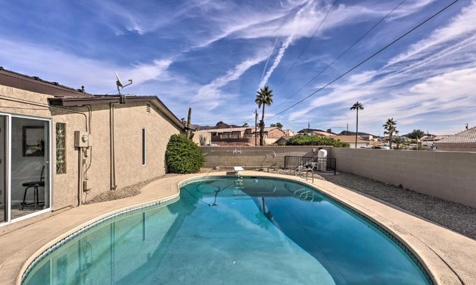 Lake Havasu City House | Heated Pool Home about 5 Mi to Lake Havasu!