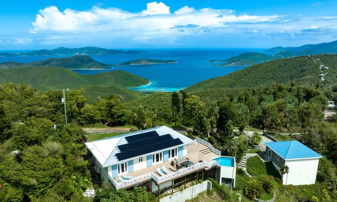 Maho Bay Quarter Villa | Heated Pool & Solar Back-Up! Family-Friendly Home Moments to Maho Beach!
