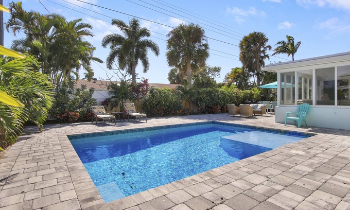 Florida North Atlantic Coast House | Heated salt water-pool & spa, walk to local beach, park, boat ramp, restaurants.