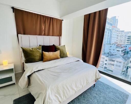 Lope De Vega Apartment | Hermoso apartamento de 1.5 habitaciones, excelente ubicación en SDQ