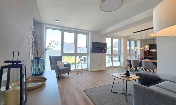 Suderneuland I Apartment | Herzlich Willkommen in der Zauberhaften Ferienwohnung Hafenblick!