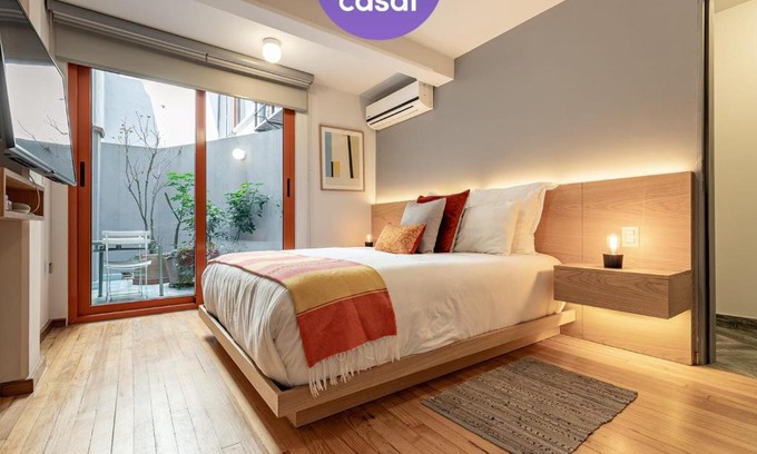 La Condesa Apartment | Hi Tech, Private 1 br in La Condesa with Terrace