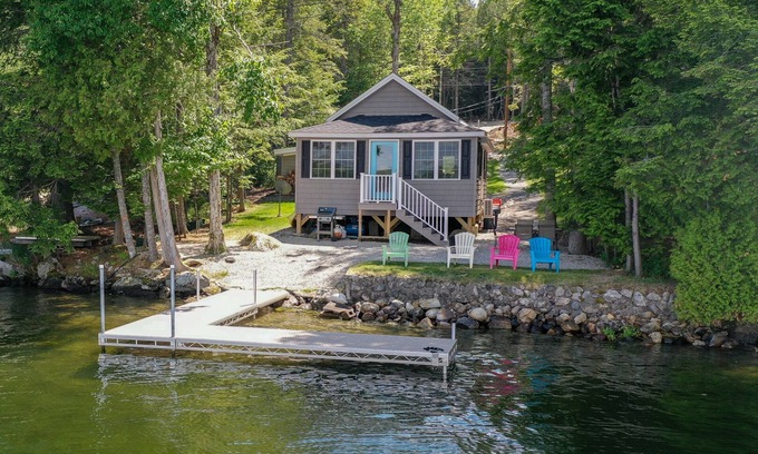 Otis Cottage | Hidden Hemlock - Lakefront, Kayaks, Canoes, Paddle Board, Dogs Welcome