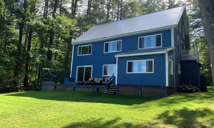 Bridgton House | Highland Dream: Summer Paradise! 5BR/2BA W Sandy Beach, Stay and Play. 4 Seasons