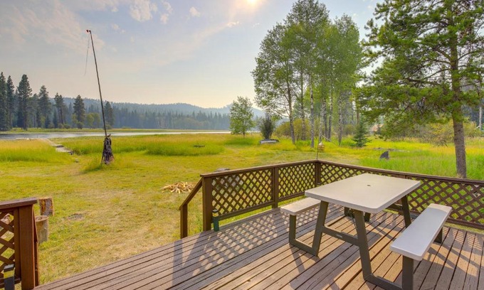 Seeley Lake House | Hike, Bike and Boat Cabin with Dock on Seeley Lake!