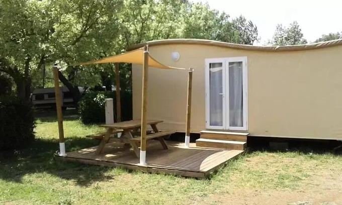 Bize-Minervois House | Hikers hut 18m2 - 2 Schlafzimmer - ohne Sanitär 5 Personen