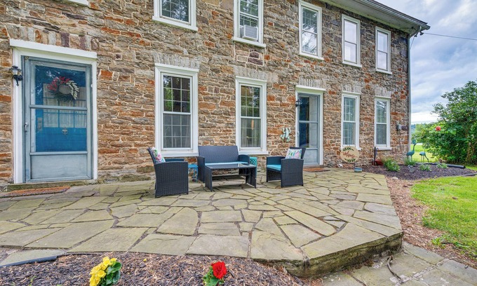 Antes Fort House | Historic Home on Farm, 15 Mi to Williamsport!
