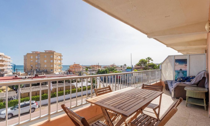 Les Deveses Apartment | Holiday Apartment "Apartamento El Cid" with Sea View, Pool, Garden & Terrace