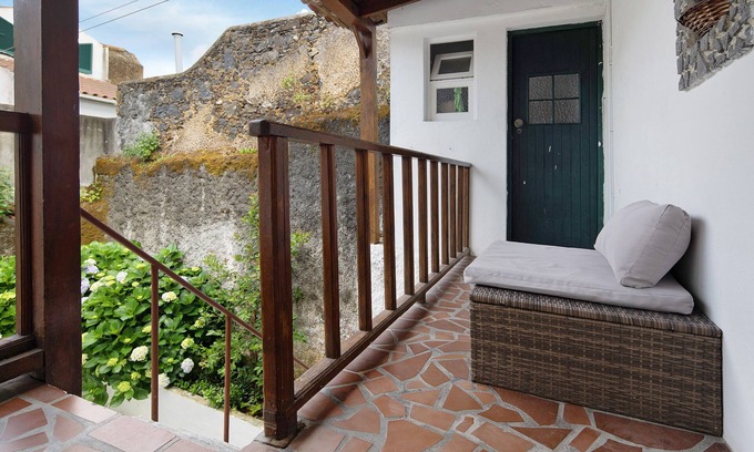Ponta Delgada Apartment | Holiday Apartment "Casa Da Mina" with Sea View, Private Terrace & Wi-Fi