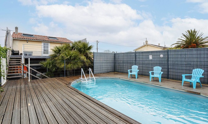 Boyardville House | Holiday Home "Maison Boyardville Piscine" with Pool & Wi-Fi