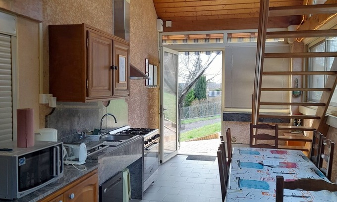 Vaux-en-Bugey House | Holiday Home 'Gites Des Cotes' with Private Garden and Wi-Fi