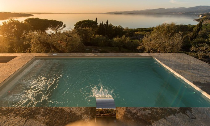 San Feliciano Villa | Holiday Home in Magione with Lake View & Pool