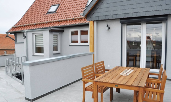 Westerhausen House | holiday home on Mühlenberg in Westerhausen with garage on the edge of the Harz