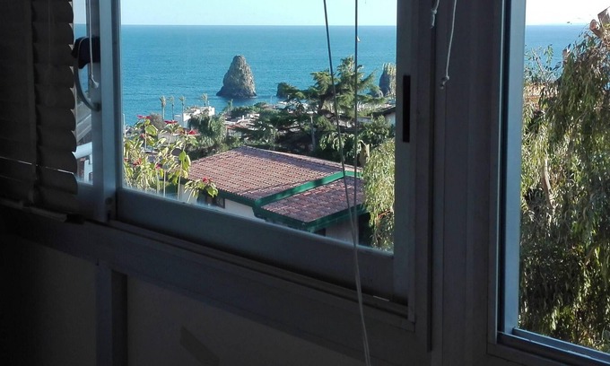 Aci Trezza Apartment | Homerez - Nice studio for 2 ppl. with balcony at Aci Castello