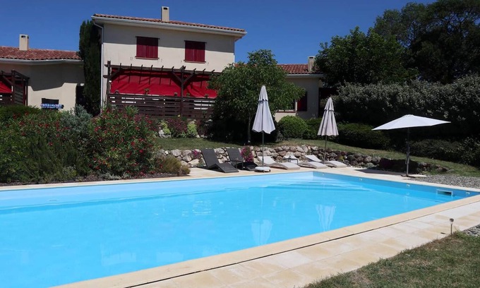 Lussan Villa | Homerez - Villa 9 km away from the beach for 17 ppl. with swimming-pool and spa