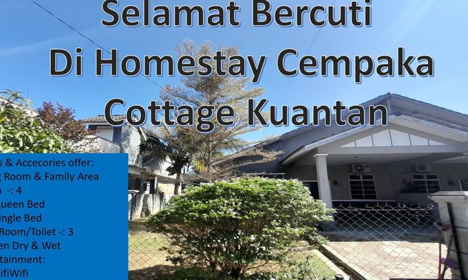 Kuantan House | Homestay nearest to beach! Big Family -15pax