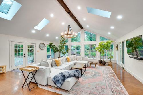 Falling Waters House | Hot Tub and Theater Room Getaway in Falling Waters