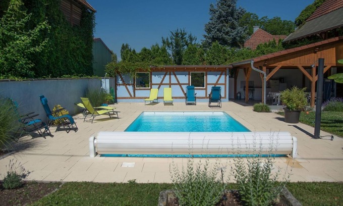 Bindernheim House | House 8 persons with swimming pool near Europa Park center Alsace