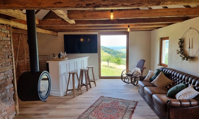 Buehlertal Other | House on the mountain with wellness area, bar and panorama