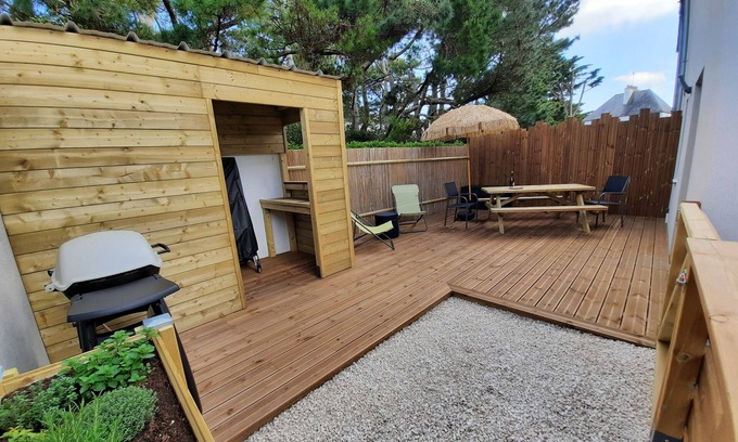 Ile-Tudy House | House on the seafront, beach 150 m away