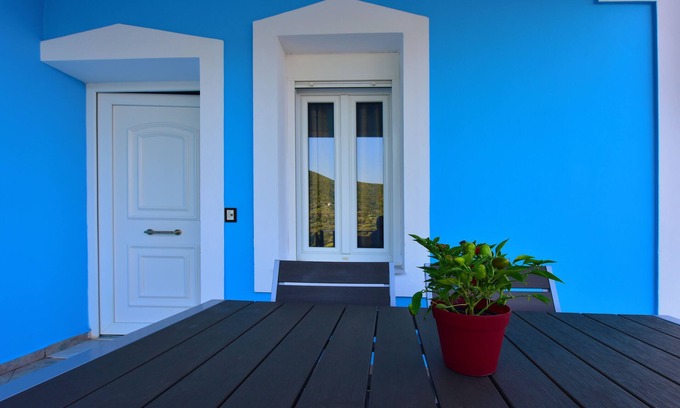 Samos Town Villa | House with character, private swimming pool, spectacular view