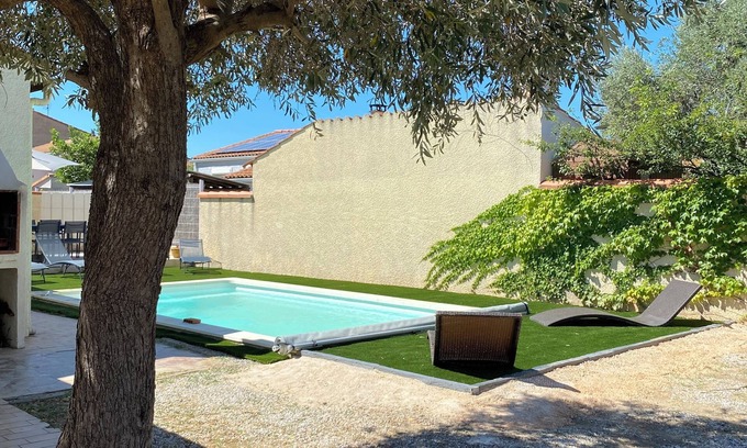Salses-le-Chateau House | House with pool and garden