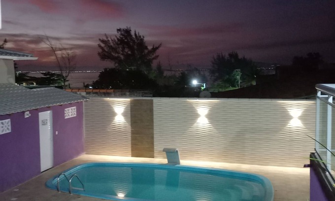 Arraial do Cabo House | House with swimming pool on the beach, air conditioning, barbecue, Wifi, Sky
