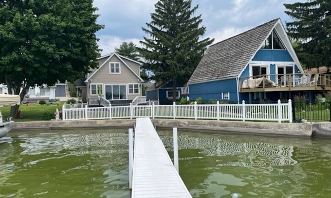 Rochester House | Huge waterfront lake house on Manitou- perfect year round retreat, sleeps 10