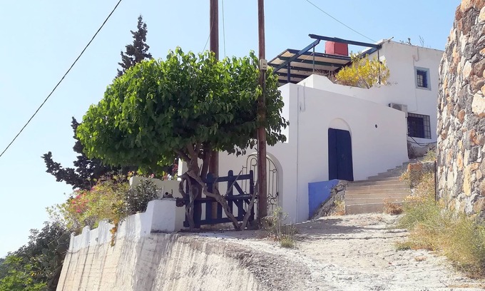 Patsianos Apartment | IN A HOUSE WITH PANORAMIC VIEW OF THE LIBYA SEA AT 180