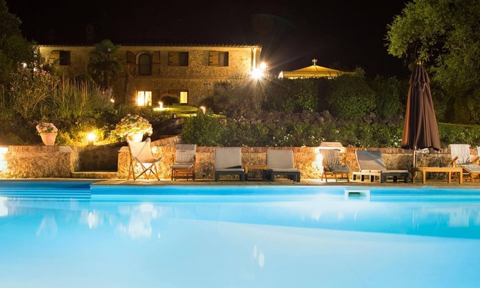 Monteroni d'Arbia Villa | Independent Villa up to 18 guests. Pool, Tennis, Fitness and Wellness area.