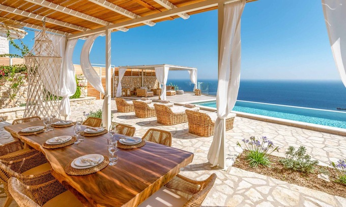Parga Villa | Infinity Blue - Three Bedroom Villa, Sleeps 7