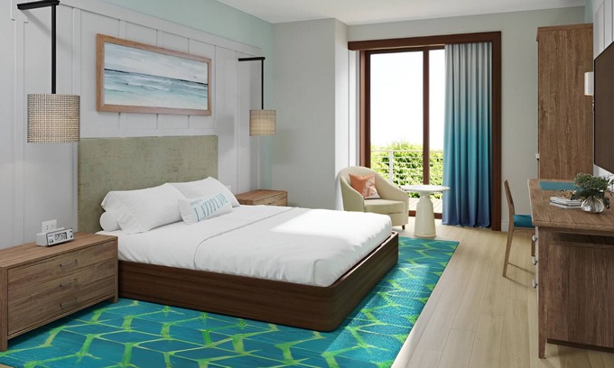 I-435 West KC-KS Hotel | Inviting Tropical Room Close to Kansas City Highlights Like Legends Outlets