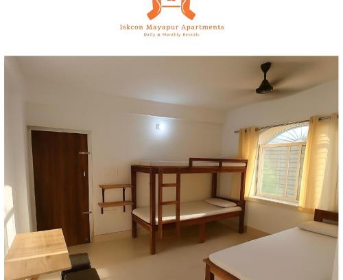 Krishnanagar Apartment | ISKCON Mayapur Apartment - Daily & Monthly Rental - PRIME Location - SERVICED Apartment - NEAR MAIN ISKCON TEMPLE
