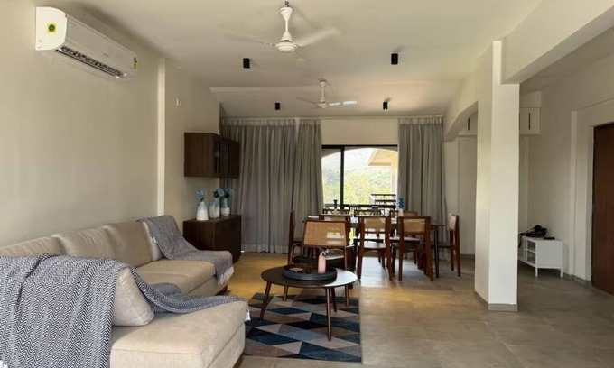 Alibaug Villa | Ivory House, Alibaug by Ebony Stays | Peaceful 4BHK Villa with Pool & Garden