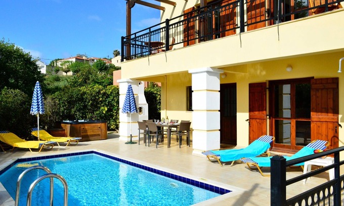 Spilia Villa | jacuzzi★BBQ area★ Private pool