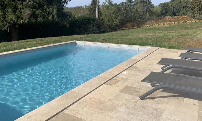 Carsac-Aillac House | Jolie Maison en Dordogne Avec Piscine 8/4 et Terrain de 4500m Privative