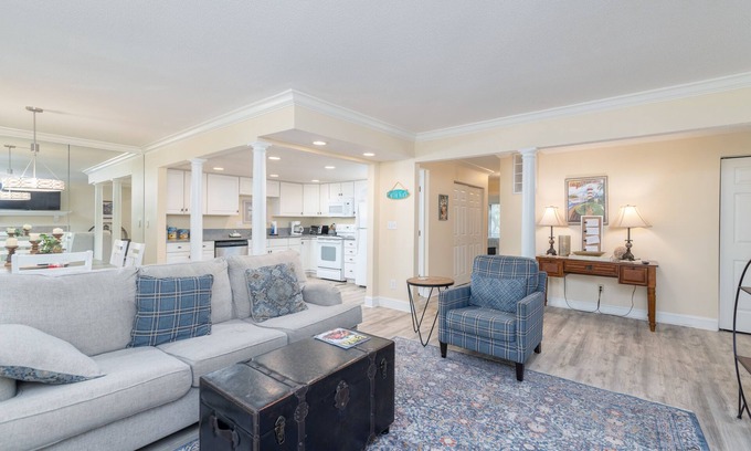 Shipyard Plantation Condo | Just A Short Shaded Walk To The Beach.