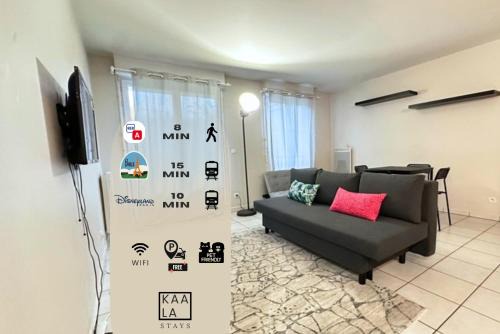 Noisy-le-Grand Apartment | KAALA STAYS - APT spacieux Paris-Disneyland
