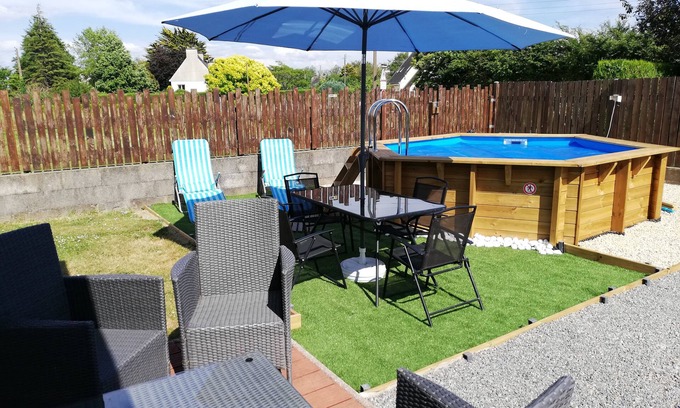 Coatroual House | Kerguil-hanna pleasant house 4 pers, private swimming pool, beaches 10 mns by car