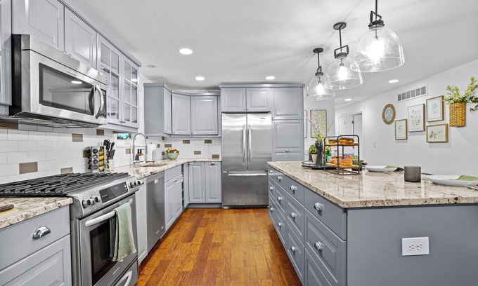 Columbine House | Kid+Pet Friendly Getaway with Game Room and Hot Tub!